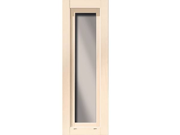 Karibu längliches Fenster elfenbeinweiß 60 x 170 cm für 38 mm