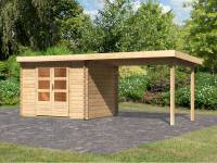 Karibu Woodfeeling Gartenhaus Bastrup 3 mit Schleppdach 3 Meter