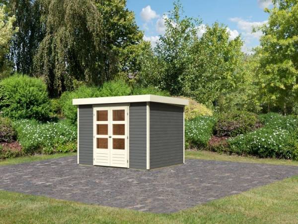 Karibu Woodfeeling Gartenhaus Askola 5 terragrau 19 mm Karibu Woodfeeling Gartenhaus Askola 5 terragrau 19 mm