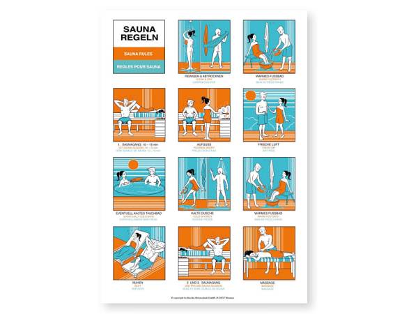 Karibu Sauna Baderegeltafel Karibu Sauna Baderegeltafel