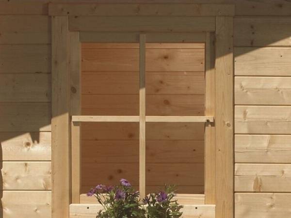 Karibu Fenster für 38 mm natur Karibu Fenster für 38 mm natur