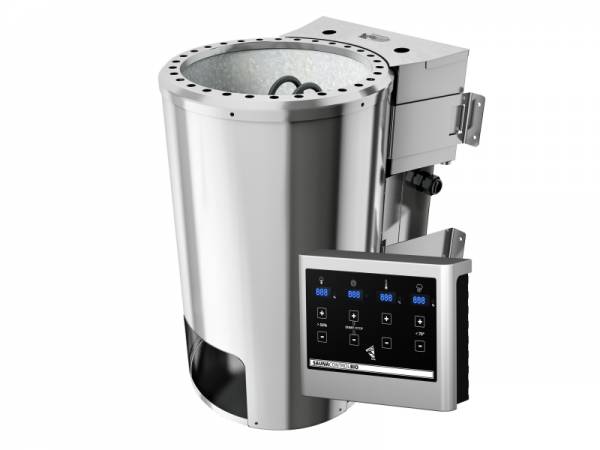 Karibu Bioofen Plug & Play 3,6 kW externe Steuerung steckerfertig Karibu Bioofen Plug & Play 3,6 kW externe Steuerung steckerfertig