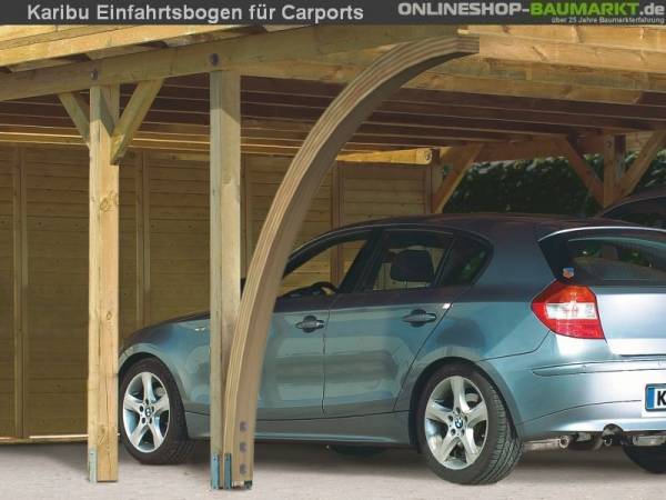 Karibu 2 x Einfahrtsbogen aus Leimholz für Carport Karibu 2 x Einfahrtsbogen aus Leimholz für Carport