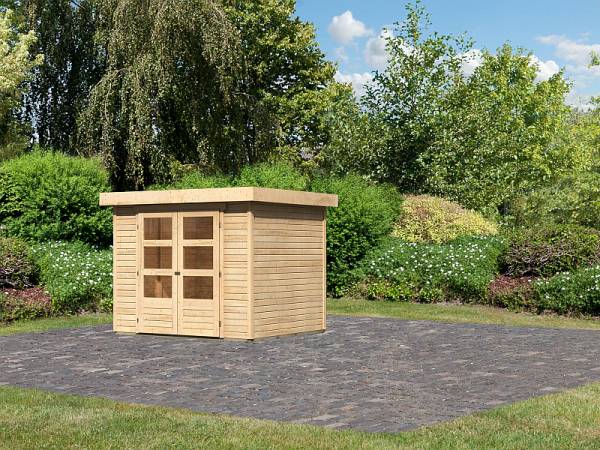 Karibu Woodfeeling Gartenhaus Askola 3 natur 19 mm Karibu Woodfeeling Gartenhaus Askola 3 natur 19 mm