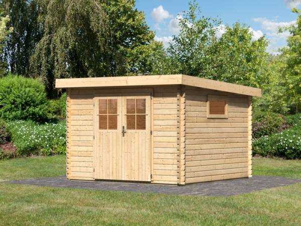 Karibu Gartenhaus Torgau 3 natur Karibu Gartenhaus Torgau 3 natur