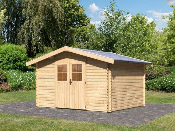 Karibu Gartenhaus Mühlheim 4 natur Karibu Gartenhaus Mühlheim 4 natur