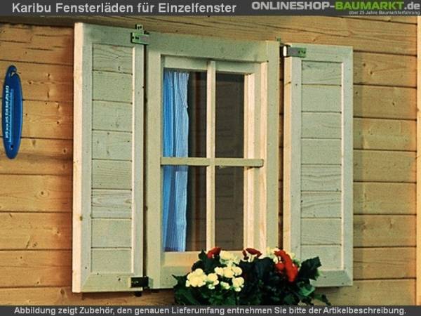 Karibu Fensterläden für Einzelfenster