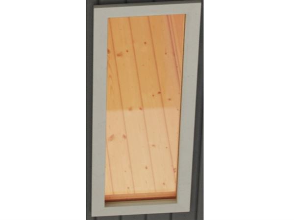 Karibu Fenster elfenbeinweiss für 40 mm Sauna Klarglas Iso-Glas Karibu Fenster elfenbeinweiss für 40 mm Sauna Klarglas Iso-Glas